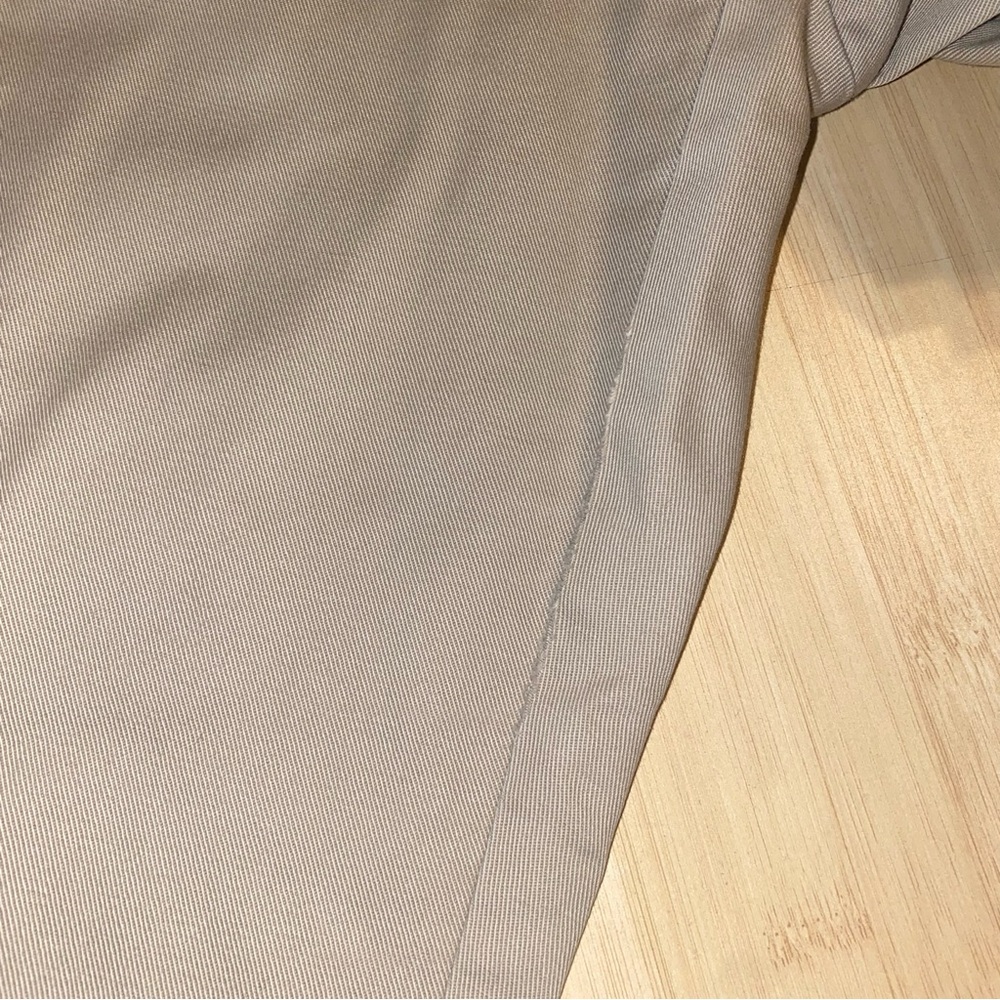 Eddie Bauer Pants Womens 14 Tan Khaki Double Pleat 100% Cotton Chinos - Picture 11 of 13
